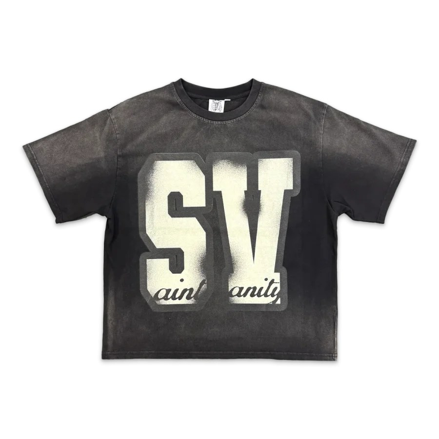 7C389C75-0742-4A75-AD95-B8C969B20205-900x900 Saint Vanity Black SV T-Shirt