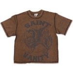 Saint Vanity Brown Logo Shirt Mocha
