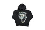 Saint Vanity Logo Hoodie Black Teal