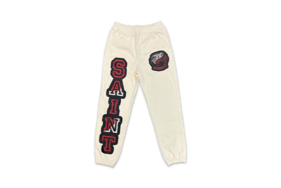 Saint-Vanity-Logo-Sweatpants-Cream Saint Vanity Logo Sweatpants Cream