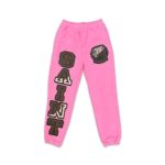 Saint Vanity Logo Sweatpants Pink