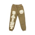 Saint Vanity Logo Sweatpants Tan