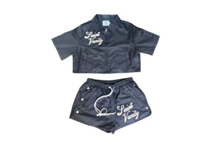 Saint Vanity Womens Zip Up Short Set