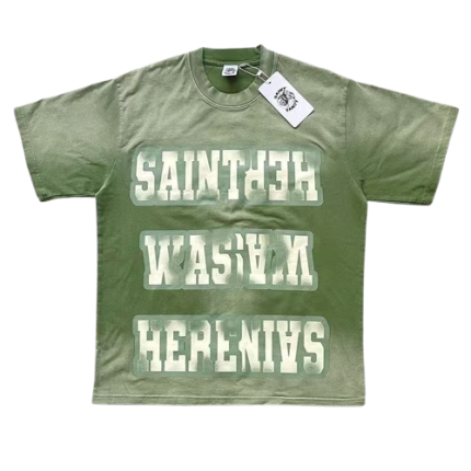 Saint Vanity Saint Was Here Tee “Green”