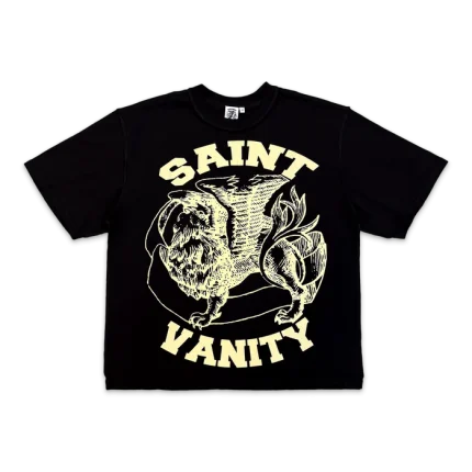 Saint Vanity Griffin Logo Tee “Black/Cream”