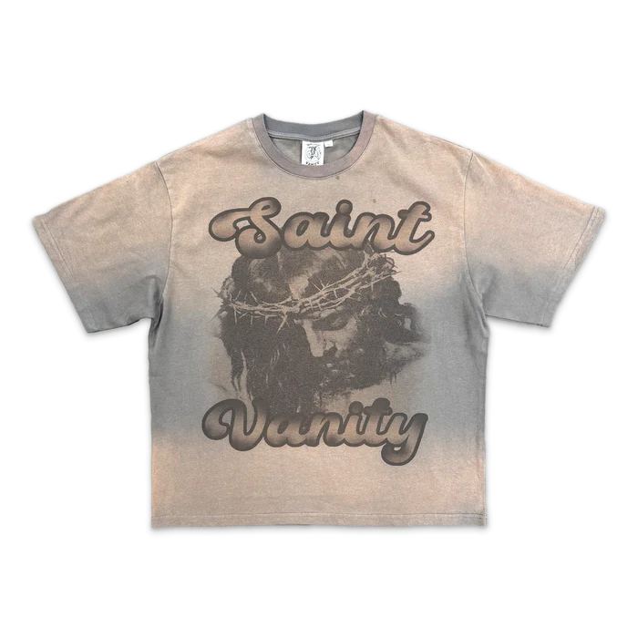 sn Saint Vanity Jesus SV Tee “Grey”