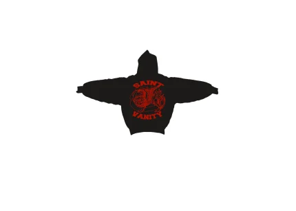 Saint Vanity Black & Red Griffin Hoodie