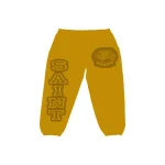 Saint Vanity Mustard & Brown Varsity Sweats