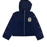 SAINT VANITY MIDNIGHT BLUE NYLON JACKET