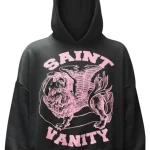 BLACK & PINK GRIFFIN HOODIE