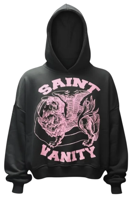 BLACK & PINK GRIFFIN HOODIE
