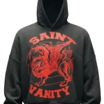BLACK & RED GRIFFIN HOODIE