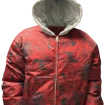 RED GRAFFITI BOMBER