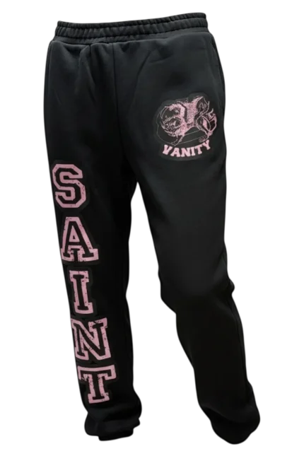 BLACK & PINK VARSITY SWEATS