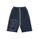 NAVY FRENCH TERRY LONGSHORTS