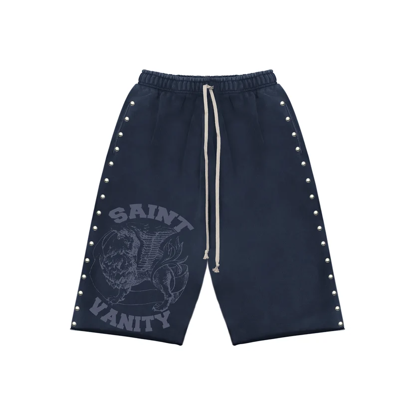 C233FA53-3DA9-40F5-B8C5-3681207E9BF9 NAVY FRENCH TERRY LONGSHORTS