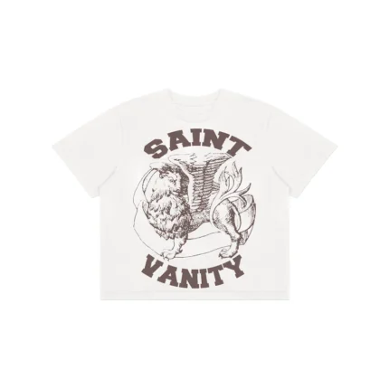 WHITE & BROWN GRIFFIN T-SHIRT