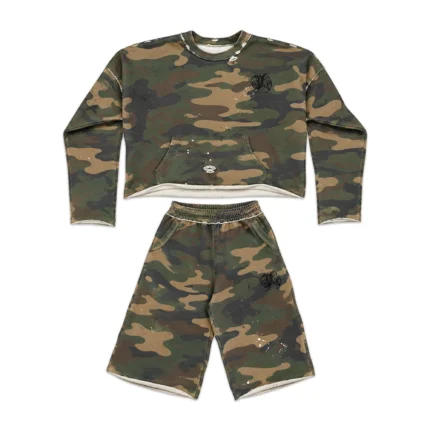 CAMO CREWNECK TRACKSET