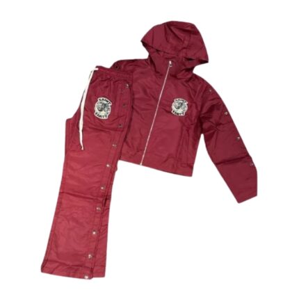Saint Vanity Nylon Track Set Burgundy