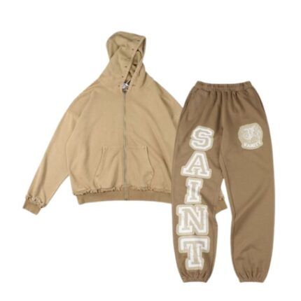 Saint Vanity SAINT Hoodie Set Beige