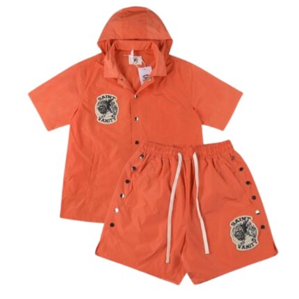 Saint Vanity Signature Short Set Orange