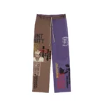 WHAT THE SAINT SWEATS BROWN/PURPLE